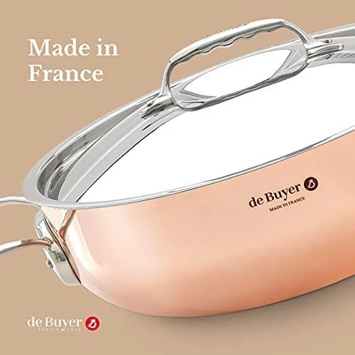 De Buyer DeBuyer 6232.28 troškintuvas iš nerūdijančio plieno sidabro