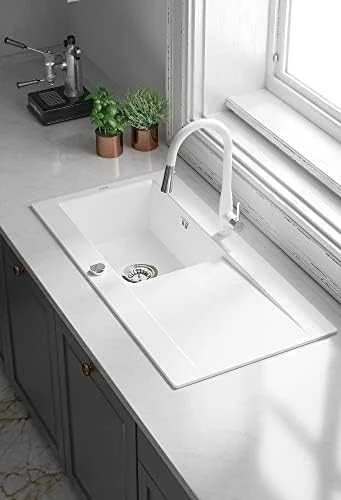 Virtuvinė plautuvė Deante Sabor ZCB_A113, Bianco
