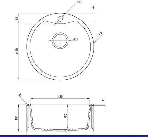 Virtuvinė plautuvė Deante Twist ZHC_3803, Decor
