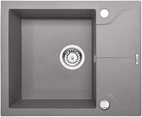 Deante granitinė virtuvinė plautuvė Deante Andante, ZQN_S11A, Metallic pilkas