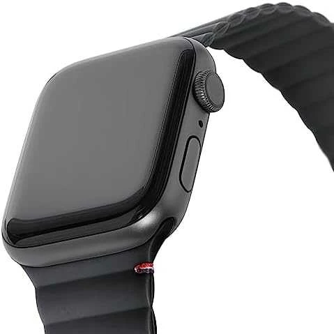 Decoded Dekoduotas Dekoduotas iššifruotas – „Apple Watch“ silikoninis dirželis, 42/44 mm (juodas)