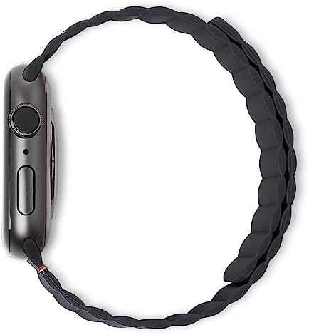 Decoded Dekoduotas Dekoduotas iššifruotas – „Apple Watch“ silikoninis dirželis, 42/44 mm (juodas)