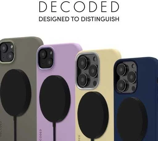 Decoded Silikoninis dėklas with MagSafe for iPhone 14 Plus - violetinė
