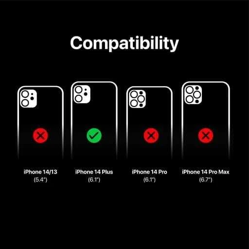 Decoded Silikoninis dėklas with MagSafe for iPhone 14 Plus - violetinė