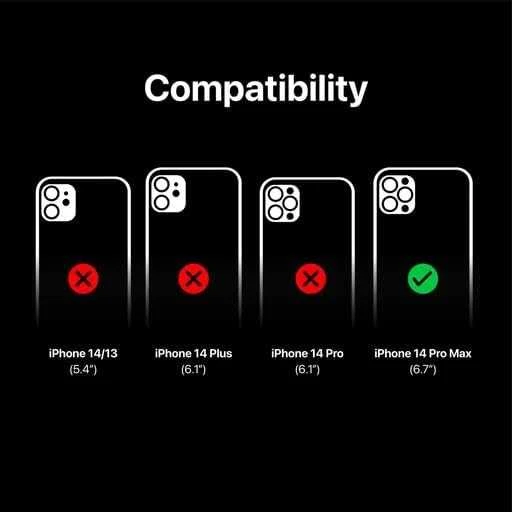 Decoded Dekoduotas apsauginis dėklas su MagSafe, iPhone 14 Pro Max, pilkas