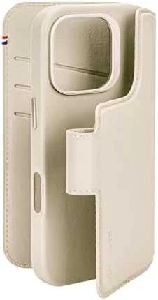 Decoded Leather Detachable Wallet MagSafe with Wallet Apple iPhone 16 Pro - dėklas telefonui rožinės spalvos