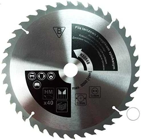 Dedra Diskinis pjuklas mediui su kietm 40d 185x20mm