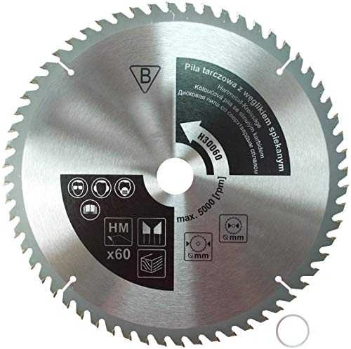 Dedra Diskinis pjuklas mediui su kietm 60d 190x20mm