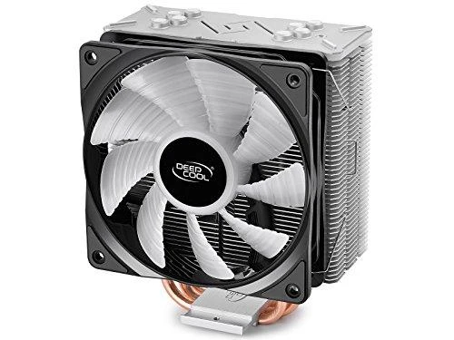 „Deepcool Gammaxx GT“ aušintuvas, 0,5 mm storio pelekai ir 4 šilumos vamzdžiai, 120 mm RGB ventiliatorius, „Intel /115x/1366/20XX“ ir „AMD AM x/FM x“ universalus, „Oro vėsintuvas“, „Intel 150W“, „AMD 140 W“