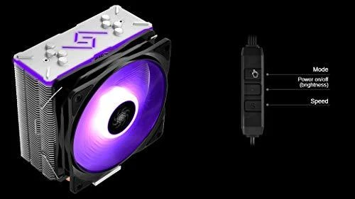 „Deepcool Gammaxx GT“ aušintuvas, 0,5 mm storio pelekai ir 4 šilumos vamzdžiai, 120 mm RGB ventiliatorius, „Intel /115x/1366/20XX“ ir „AMD AM x/FM x“ universalus, „Oro vėsintuvas“, „Intel 150W“, „AMD 140 W“