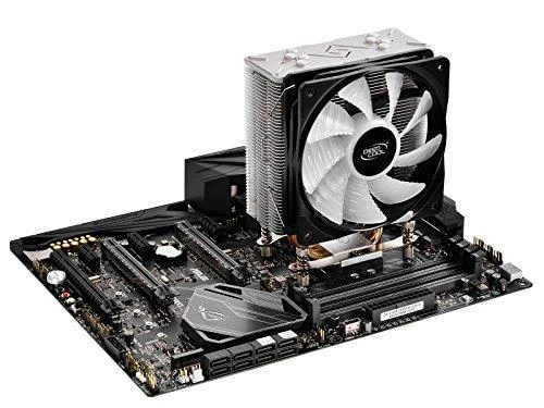 „Deepcool Gammaxx GT“ aušintuvas, 0,5 mm storio pelekai ir 4 šilumos vamzdžiai, 120 mm RGB ventiliatorius, „Intel /115x/1366/20XX“ ir „AMD AM x/FM x“ universalus, „Oro vėsintuvas“, „Intel 150W“, „AMD 140 W“
