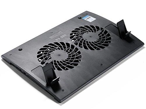 Deepcool | Nešiojamas kompiuteris aušintuvas Wind Pal FS, plonas, nešiojamas, didelio našumo, du 140 mm ventiliatoriai, 2 xUSB Hub, up tp 17" | 382x262x46mm mm | 922g g