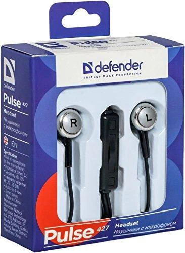 Ausinės Defender Pulse 427 Juoda