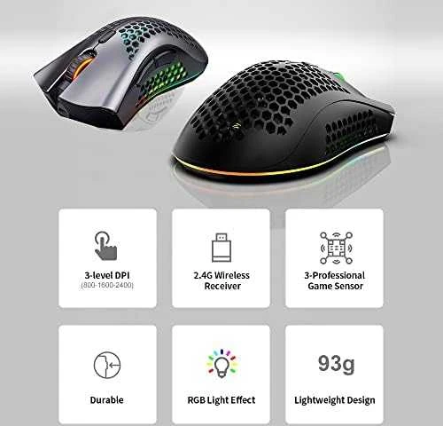 Kompiuterio Pelė - Defender GM-709L Warlock 52709 su RGB Apšvietimu