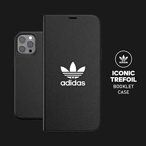 Adidas OR Booklet Dėklas BASIC Apple iPhone 12 Pro Max 6,7″ juodos spalvos baltos spalvos 42228