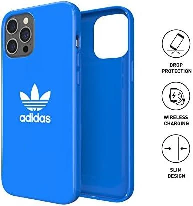 Adidas OR Snapdėklas Trefoil Apple iPhone 12 ProMax mėlynas 42291