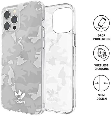 Apple iPhone 12 Pro Max Adidas OR Snap dėklas Camo skaidrus