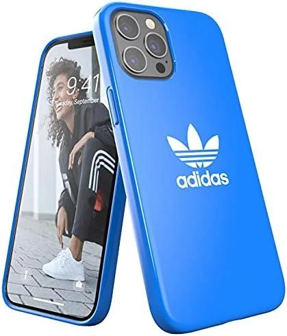 Adidas OR Snapdėklas Trefoil Apple iPhone 12 ProMax mėlynas 42291