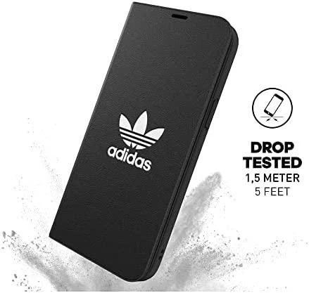 Adidas OR Booklet Dėklas BASIC Apple iPhone 12 Pro Max 6,7″ juodos spalvos baltos spalvos 42228