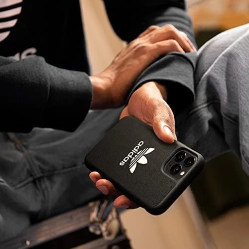Adidas OR Booklet Dėklas BASIC Apple iPhone 12 Pro Max 6,7″ juodos spalvos baltos spalvos 42228