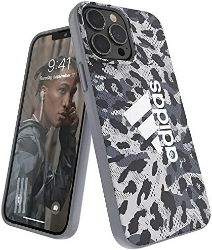Apple iPhone 13 Pro Max Adidas OR Snap dėklas Leopard pilkos spalvos
