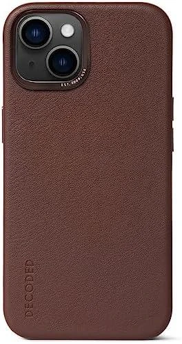 Decoded Leather su MagSafe Apple iPhone 14 Plus - dėklas telefonui rudos spalvos