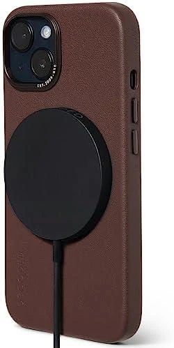 Decoded Leather su MagSafe Apple iPhone 14 Plus - dėklas telefonui rudos spalvos