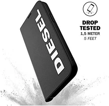 Diesel Booklet Dėklas Core Apple iPhone 12 12 Pro juoda-baltos spalvos juodos spalvos-baltos spalvos 42486