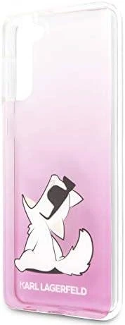 Karl Lagerfeld KLHCS21MCFNRCPI S21+ G996kietas dėklas rožinės spalvos Choupette Fun