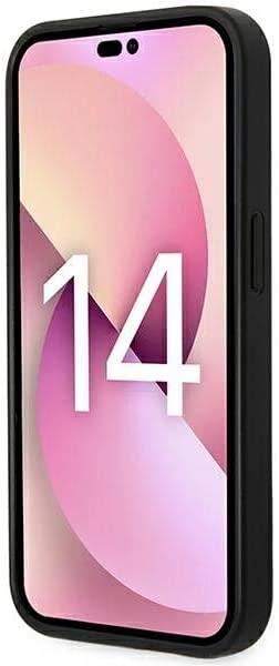 Dėklas Karl Lagerfeld KLHCP14LPGKLSKW iPhone 14 Pro 6.1" kieto dėklo ruda / ruda monograminė juostelė