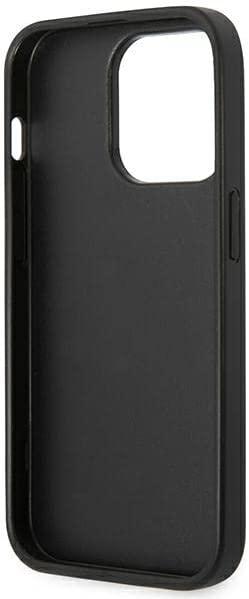 Dėklas Karl Lagerfeld KLHCP14LPGKLSKW iPhone 14 Pro 6.1" kieto dėklo ruda / ruda monograminė juostelė