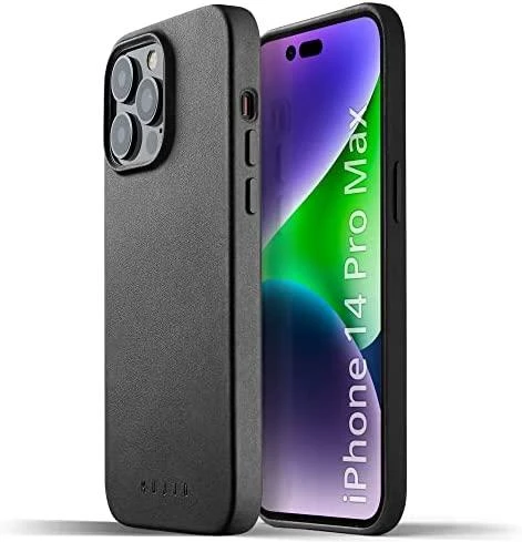 Mujjo Full Odinis dėklas with MagSafe for iPhone 14 Pro Max - Juodas