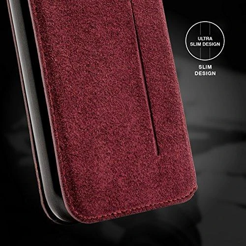 Dėklas Bugatti BookCover Parigi Phone X/Xs raspbery 29866
