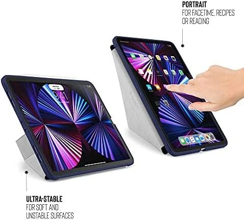 Pipetto Pipetto Origami No1 originalus TPU planšetinio kompiuterio dėklas – apsauginis dangtelis, skirtas iPad Pro 11 "1/2 / 3G (tamsiai mėlynas)