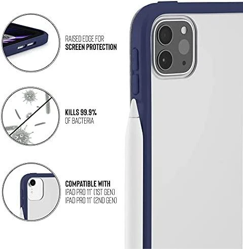 Pipetto Pipetto Origami No1 originalus TPU planšetinio kompiuterio dėklas – apsauginis dangtelis, skirtas iPad Pro 11 "1/2 / 3G (tamsiai mėlynas)