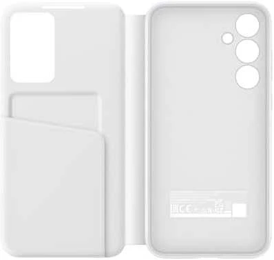 Samsung Galaxy A35 Smart View piniginės dėklas Baltas