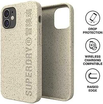 SuperDry Snap Apple iPhone 12 mini Compostable dėklas telefonui smėlio spalvos 42623