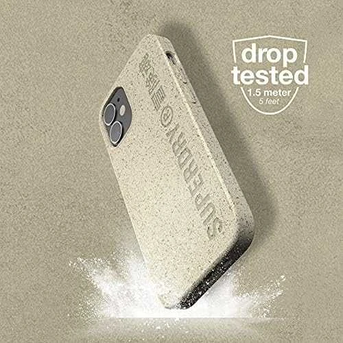 SuperDry Snap Apple iPhone 12 mini Compostable dėklas telefonui smėlio spalvos 42623