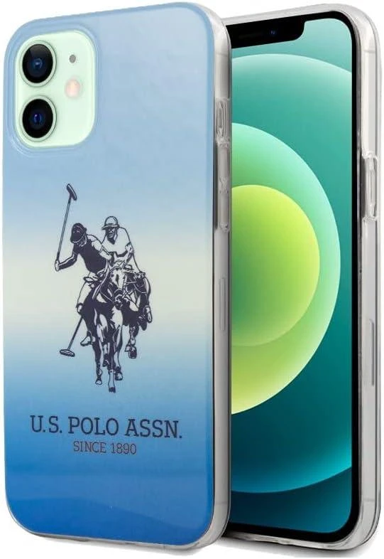 Dėklas „Us Polo Assn“ „US Polo USHCP12MPCDGBL“ „Apple iPhone 12/12 Pro 6,1“ mėlynas „Gradient Collection“