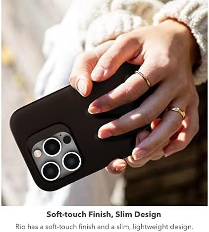 Dėklas Gear4 Rio Snap iPhone 14 Plus / 15 Plus 6.7″ juodos spalvos 50758