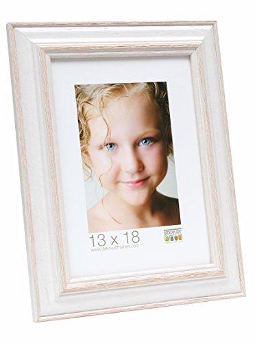 Nuotraukų rėmelis Deknudt S221H1 13x18 medinis baltas