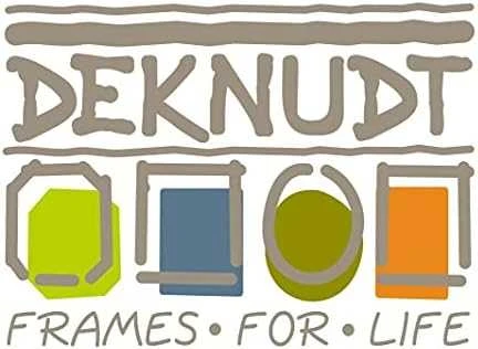 Nuotraukų rėmelis Ramka Deknudt S66KF2 P1 30x30 drewno juoda su passepartout