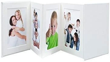 Nuotraukų rėmelis Deknudt Leporello baltas 8x13x18 8 nuotraukos A66DC1 8PH