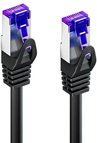 Goobay Patch kabelis DELTACO S / FTP Cat7, 10m, 600MHz, Delta sertifikuotas, LSZH, RJ45 jungtys, pilkas / STP-710