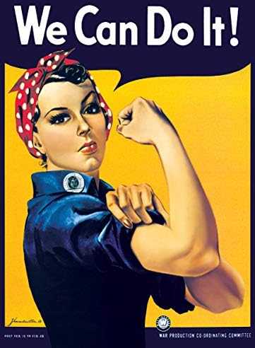 Eurographics Dėlionė 1000 vnt. - Rouzė kniedytoja (Rosie the Riveter)