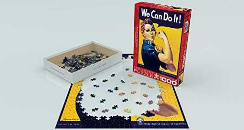 Eurographics Dėlionė 1000 vnt. - Rouzė kniedytoja (Rosie the Riveter)
