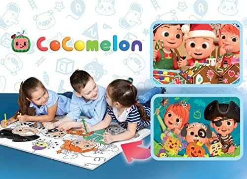 Dėlionė Lisciani LISCIANI COCOMELON DVIŠIENĖ GRINDŲ DĖLĖ 2X24 EL DIENA PRASIDEDA NUO DAINOS