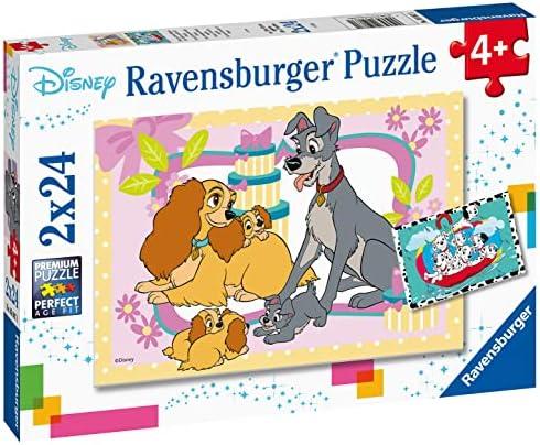Ravensburger Dėlionė 2x24 vnt. - Disney šunys