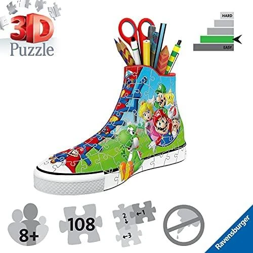 Ravensburger 3D Dėlionė 108 vnt. - Super Mario sportbatis