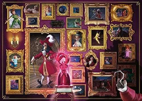 Ravensburger "Villainous" Dėlionė 1000 vnt. - Kapitonas Kablys